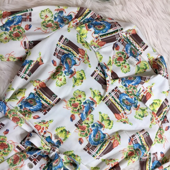 Tops - 🔴SALE Vintage Button Floral Long Sleeve🔴